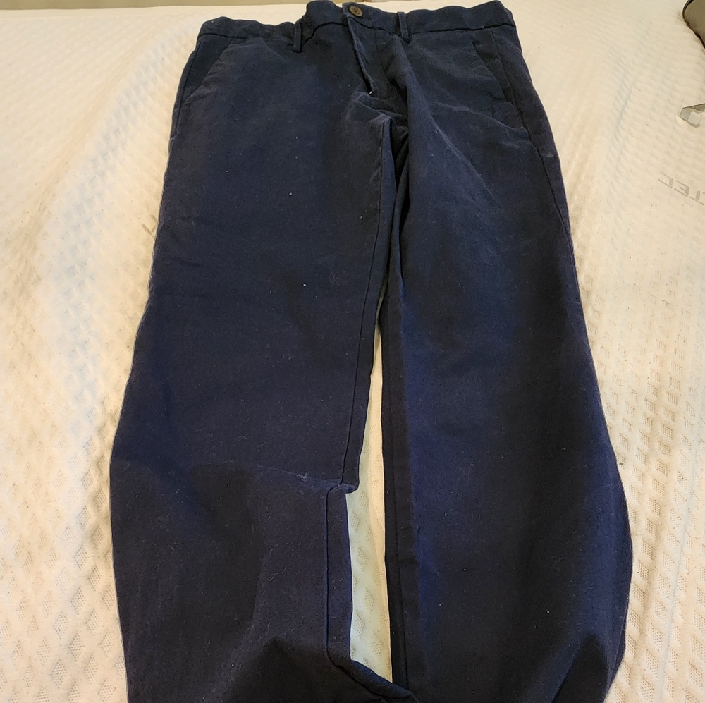 Mens Navy Gap Trouser Pants